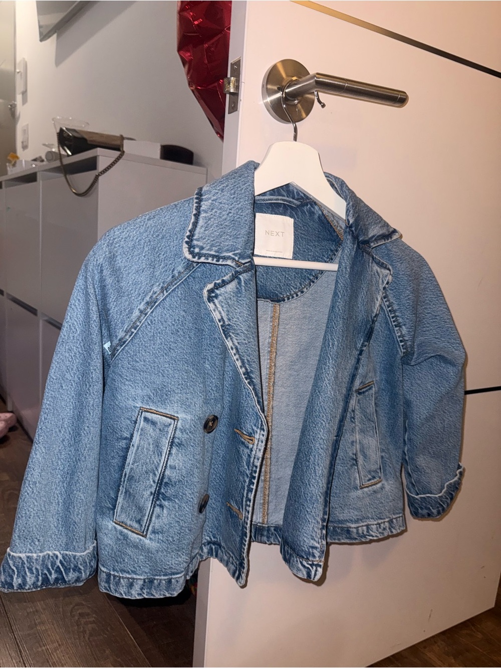 next Light Blue Denim Jean Jacket for Kids
